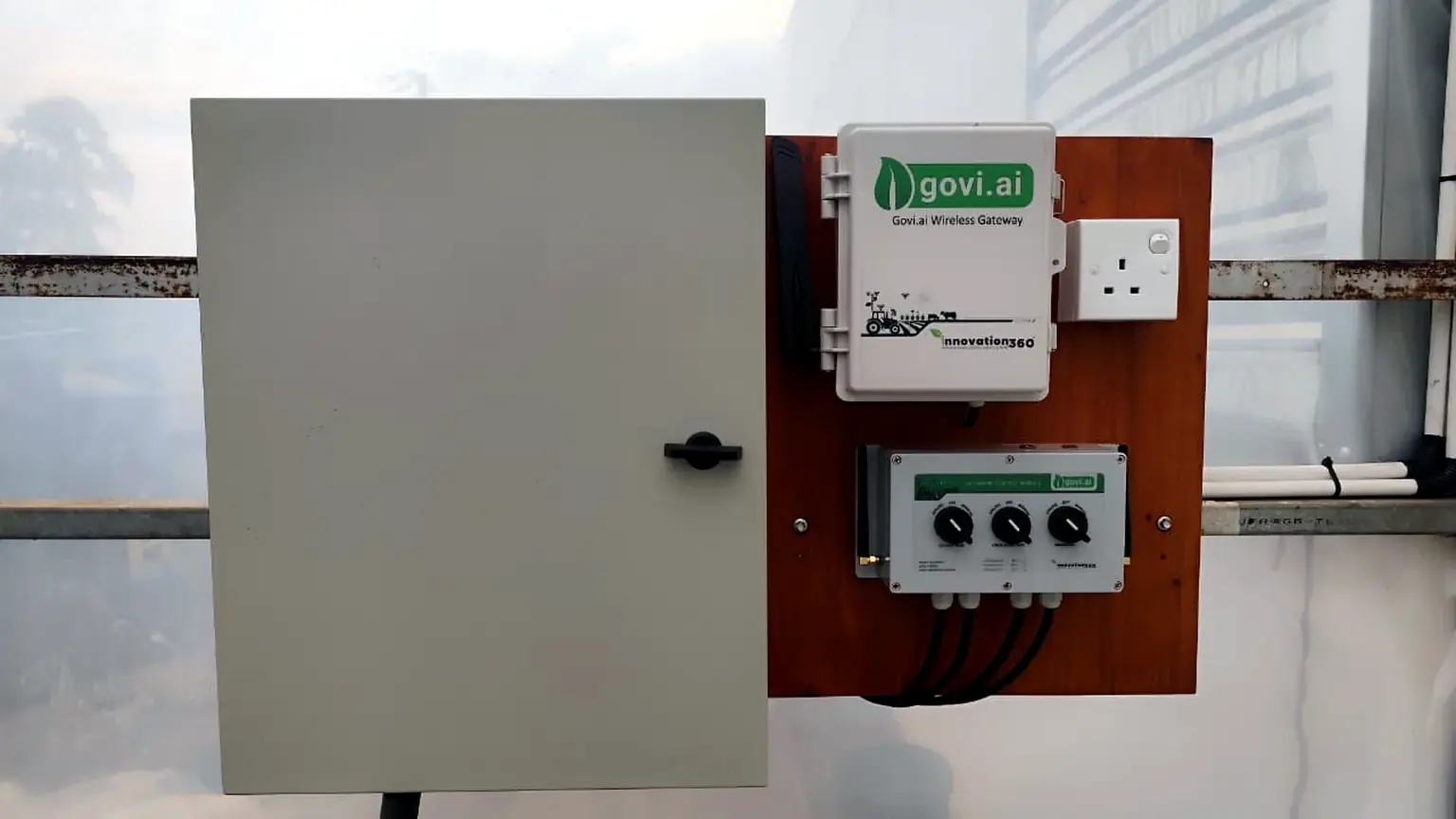 Govi AI greenhouse automation platform installation